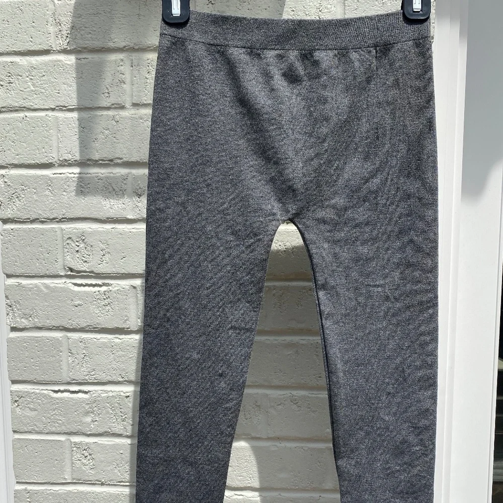 Poof leggings gray girl Medium 10/12